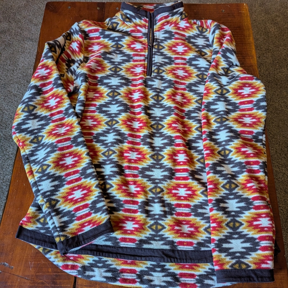 Fleece Quarter Zip, Outback Trading Company, Large